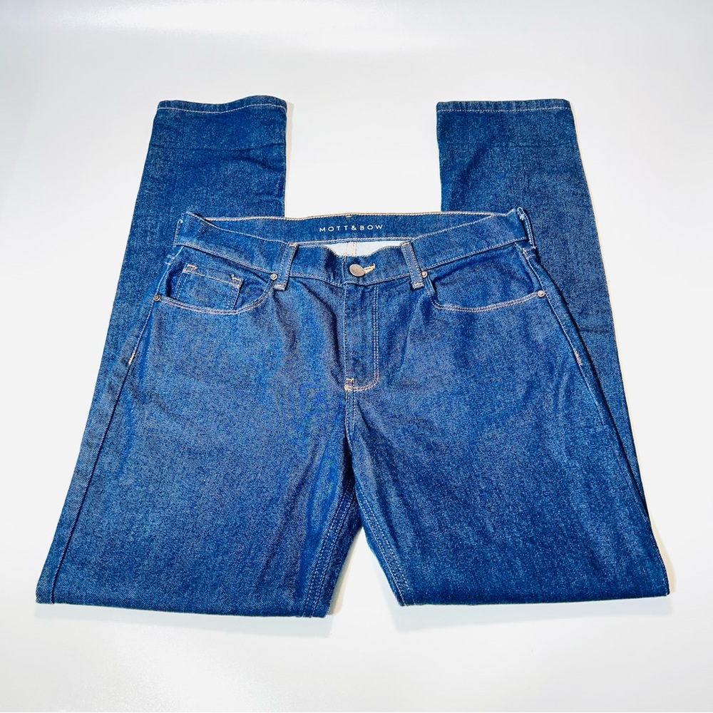 Mott & Bow jeans Boyfriend fit jeans High rise straight blue women size 28
